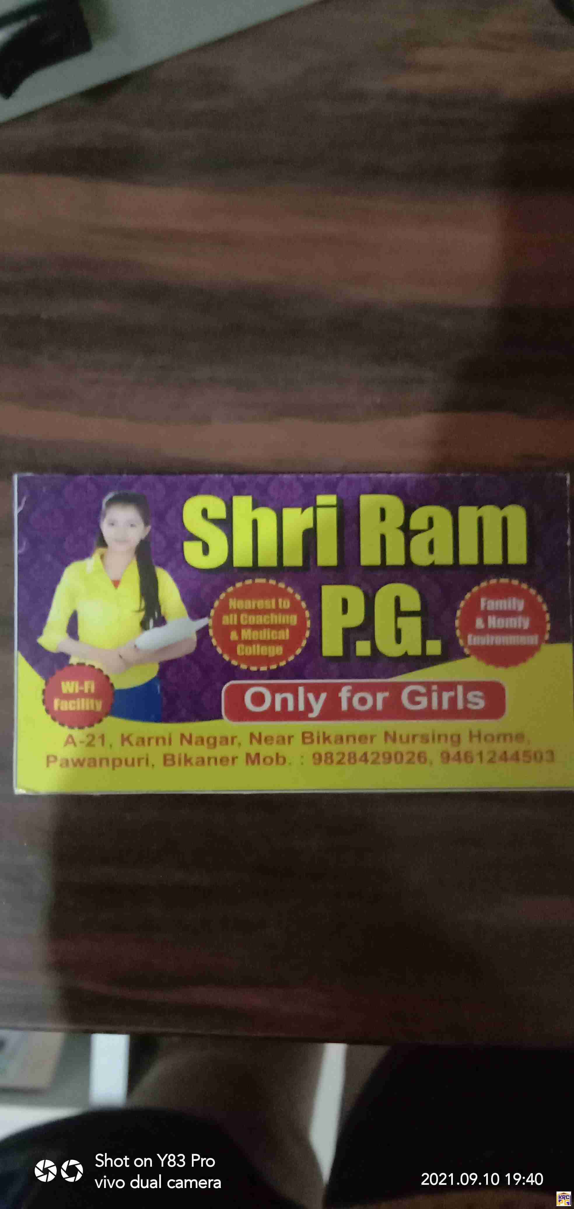 Shri-Ram-pG-only-for-girls