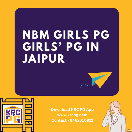 NBM Girls PG  at Prime Location in Jaipur