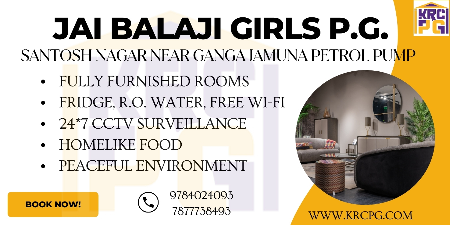 JAI BALAJI GIRLS P.G. - DISCOVERING LUXURY LIVING IN JAIPUR