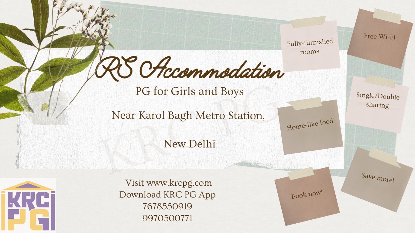 R.S. ACCOMODATION – P.G. for Girls and Boys in New Delhi